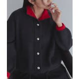 [ECLAM] ボタンデザイン配色ニットカーデ カーディガン | Pierrot | 詳細画像19 