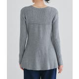 ビスチェ風ペプラムニット ニット ペプラム | Pierrot | 詳細画像8 