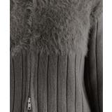 [ECLAM] フェザードッキングジップニット ニット | Pierrot | 詳細画像8 