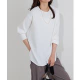 オフホワイト | 【イージーケア】ジョーゼットTブラウス ブラウス ジョーゼット | Pierrot