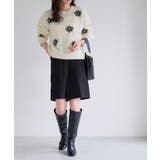 フラワー刺繍ニット ニット 刺繍 | Pierrot | 詳細画像24 