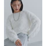 [ECLAM] フェザークロップドニット ニット | Pierrot | 詳細画像1 
