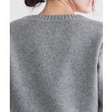 ネックが選べる無地ラメクロップド丈ニット ニット ラメ | Pierrot | 詳細画像7