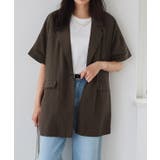 ブラウン | 接触冷感シアーオーバージャケット シアー ジャケット | Pierrot
