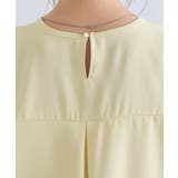 【イージーケア】ジョーゼットドルマンTブラウス 凹凸 シワ | Pierrot | 詳細画像9 