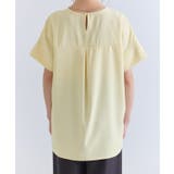 【イージーケア】ジョーゼットドルマンTブラウス 凹凸 シワ | Pierrot | 詳細画像12 