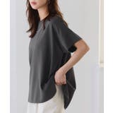 【イージーケア】ジョーゼットドルマンTブラウス 凹凸 シワ | Pierrot | 詳細画像26 