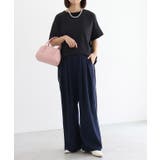 【イージーケア】ジョーゼットドルマンTブラウス 凹凸 シワ | Pierrot | 詳細画像34 