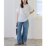 【イージーケア】ジョーゼットドルマンTブラウス 凹凸 シワ | Pierrot | 詳細画像21 