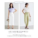 2wayパールアクセントTブラウス ブラウス カットソー | Pierrot | 詳細画像6