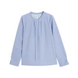 ブルー | 2wayネックデザインTブラウス ブラウス 2way | Pierrot