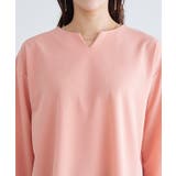 キーネックチュニックTブラウス ブラウス キーネック | Pierrot | 詳細画像7 