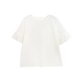オフホワイト | チューリップスリーブTブラウス UVカット 接触冷感 | Pierrot