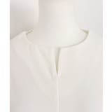 キーネックペプラムTブラウス Tブラウス カットジョーゼット | Pierrot | 詳細画像13 