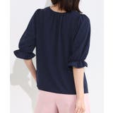 2wayパールボタンキャンディースリーブTブラウス Tブラウス カットジョーゼッ… | Pierrot | 詳細画像11 