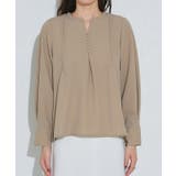 ピンタックデザインキーネックTブラウス ブラウス ピンタック | Pierrot | 詳細画像10