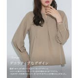 ピンタックデザインキーネックTブラウス ブラウス ピンタック | Pierrot | 詳細画像6