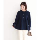 ピンタックパールフレアTブラウス ブラウス 伸縮性 | Pierrot | 詳細画像30 