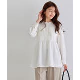 ピンタックパールフレアTブラウス ブラウス 伸縮性 | Pierrot | 詳細画像24 