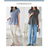 【機能インナー付き】ウエストシャーリングシフォンブラウス シフォンブラウス コー… | Pierrot | 詳細画像7