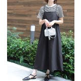 ブラック | ギャザーキャミワンピース キャミワンピース ギャザー | Pierrot