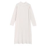 アイボリー | ボトルネックリブニットワンピース ワンピース ワンピ | Pierrot