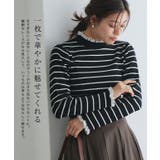 レース付ハイネックリブニット ニット セーター | Pierrot | 詳細画像2 