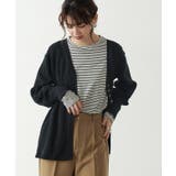 ブラック | ウエストタックカーディガン カーディガン カーデ | Pierrot