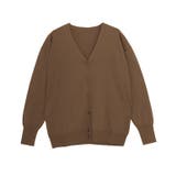 ブラウン | 多機能ニットカーディガン カーディガン ニット | Pierrot