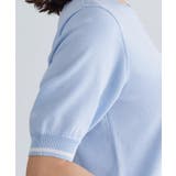 ライン配色パフニット ニット 半袖 | Pierrot | 詳細画像6