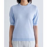 ライン配色パフニット ニット 半袖 | Pierrot | 詳細画像7