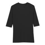 ブラック | リネンタッチシアーリブニット ニット シアー | Pierrot