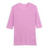 ピンク | リネンタッチシアーリブニット ニット シアー | Pierrot