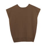 ブラウン | 多機能ニット2wayフレンチトップス ニット フレンチスリーブ | Pierrot