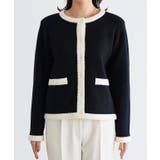 配色ニットジャケット ニット ジャケット | Pierrot | 詳細画像7 