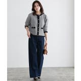 配色ニットジャケット ニット ジャケット | Pierrot | 詳細画像30 