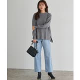 [吸湿発熱] 選べるネックサイドスリットニット ニット | Pierrot | 詳細画像25 