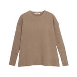 キャメル | 袖リブAラインニット ニット 袖リブ | Pierrot