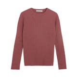 A/モカピンク | 選べるデザイン袖ボタンリブニット ニット パール | Pierrot