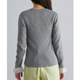 選べる袖デザインリブニット ニット 細リブ | Pierrot | 詳細画像10 