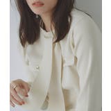 アイボリー | ボウタイポケットニット ニット ボウタイ | Pierrot