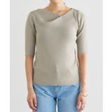 ドレープ風ニット ニット ドレープ | Pierrot | 詳細画像5 