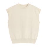 ライトベージュ | フレンチスリーブラメニット ニット ラメ | Pierrot