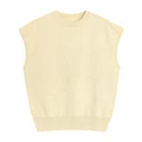 ライトイエロー | フレンチスリーブラメニット ニット ラメ | Pierrot