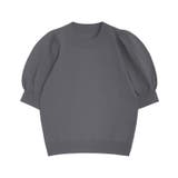 チャコール | ウォッシャブル袖ボリュームニット ニット ウォッシャブル | Pierrot