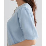 多機能バイカラーパフニットカーディガン カーディガン 多機能 | Pierrot | 詳細画像5 