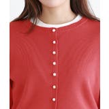 多機能パールボタンニットカーディガン パールボタン カーディガン | Pierrot | 詳細画像4 