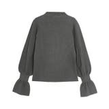 チャコール | キャンディボリュームスリーブニット ニット キャンディデザイン | Pierrot