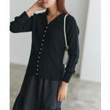 ちびパールアクセントカーディガン カーディガン ニット | Pierrot | 詳細画像17 