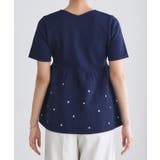 ドットラメ刺繍ペプラムニット ニット ペプラムシルエット | Pierrot | 詳細画像8
